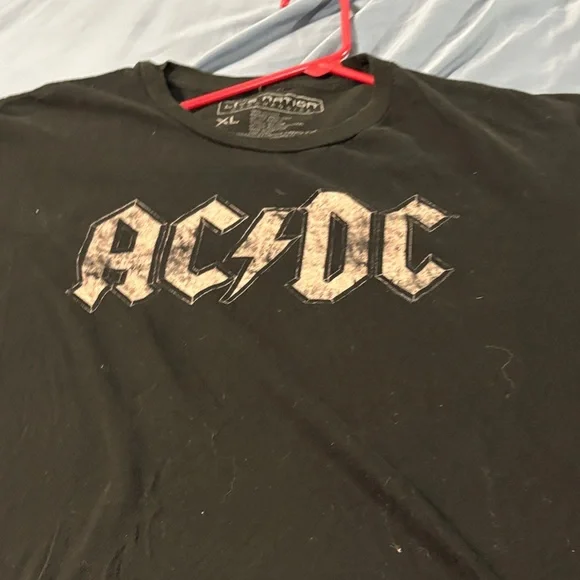 AC/DC Black Tee with Bold Logo XL - Picture 5 of 6